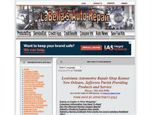 Tablet Screenshot of labellasautorepair.com